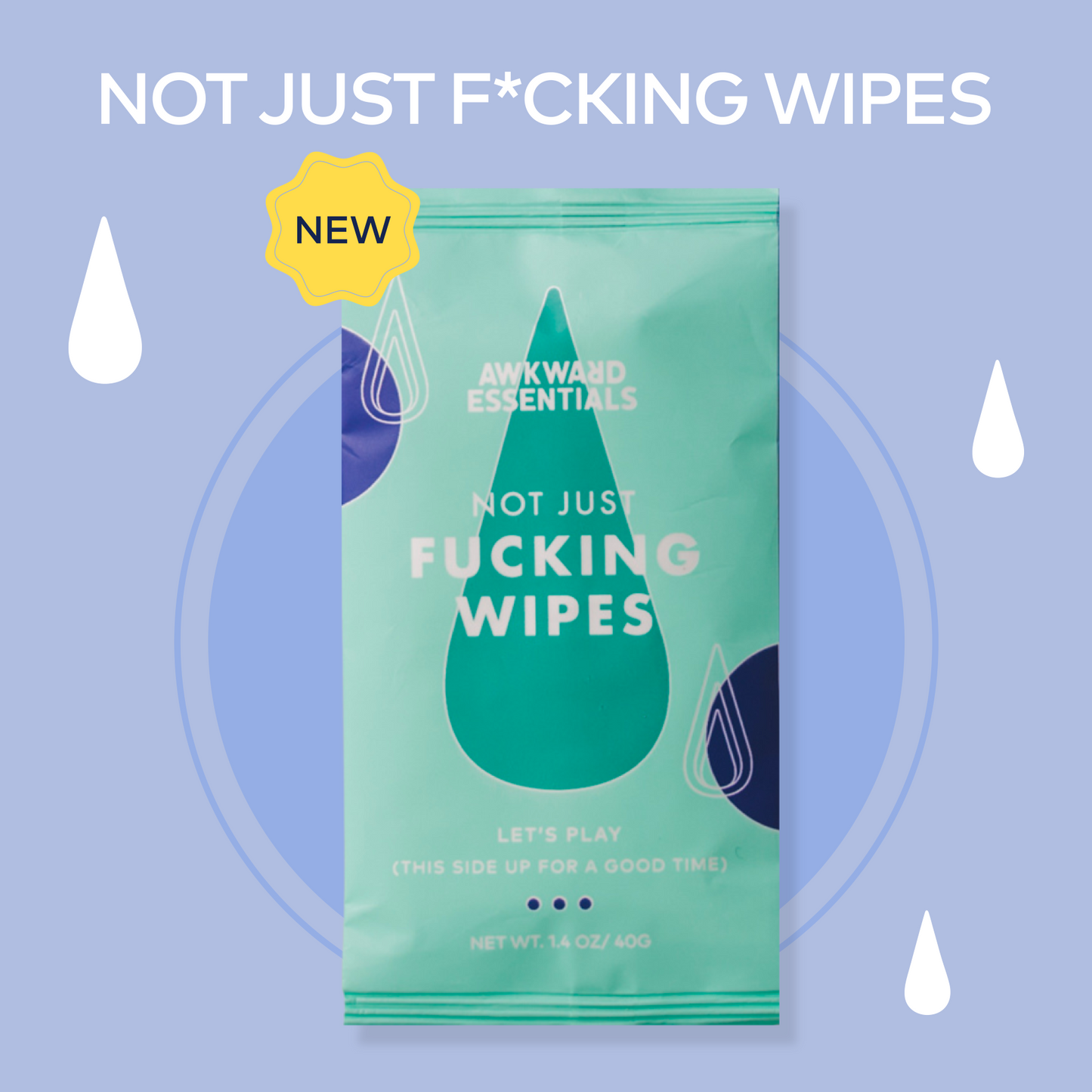 Not Just Fucking Wipes by Awkward Essentials