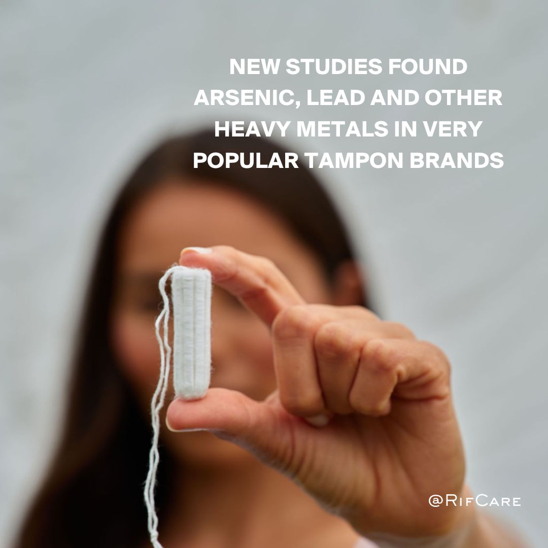 HEAVY METALS LIKE LEAD AND ARSENIC FOUND IN TAMPONS?!