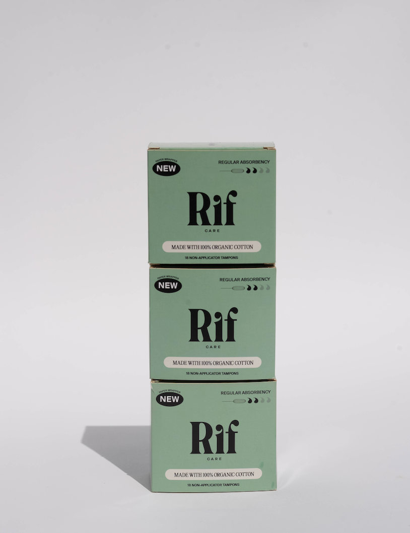 Organic Cotton Non-Applicator Tampons - Regular Absorbency – Rif care